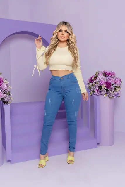 Calça Jeans Feminina com Elastano mais de 10 modelos