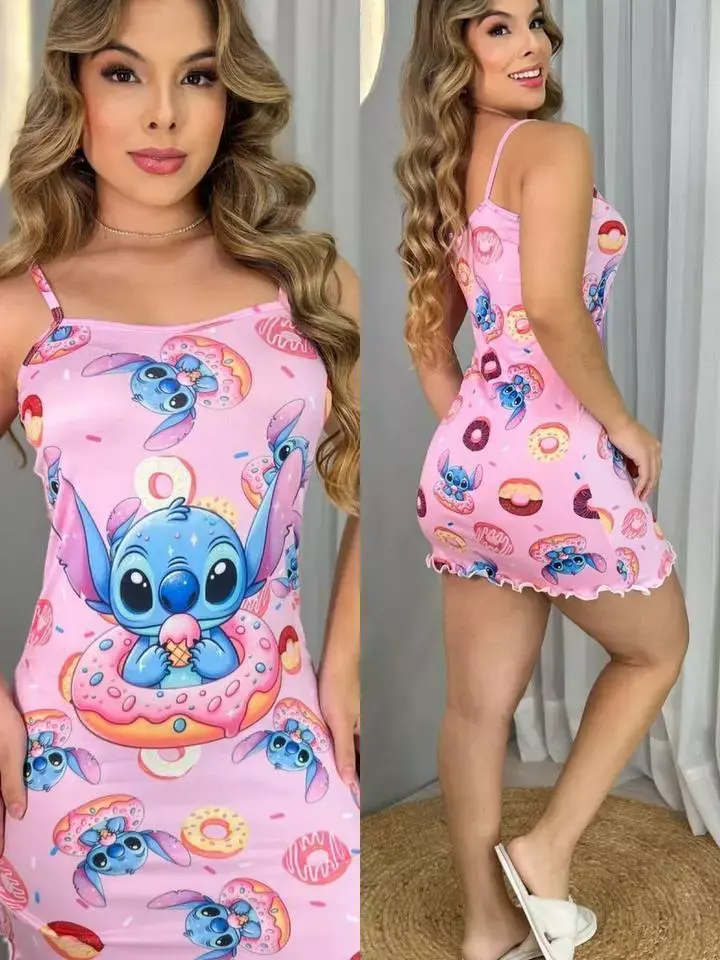 Camisola tecido Suede estampa de personagem