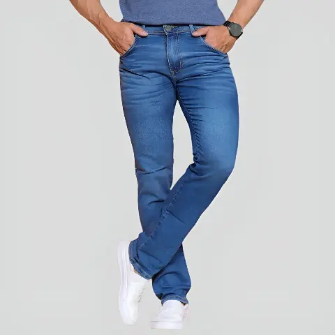 Calça Jeans Masculina Original Elastano Lycra atacado