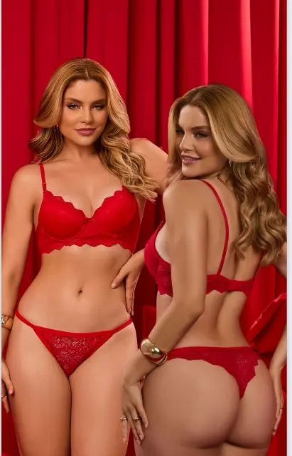 lingerie + calcinha microfibra Luxo rainha do atacado