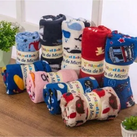 Manta Cobertor infantil Sherpa Luxo