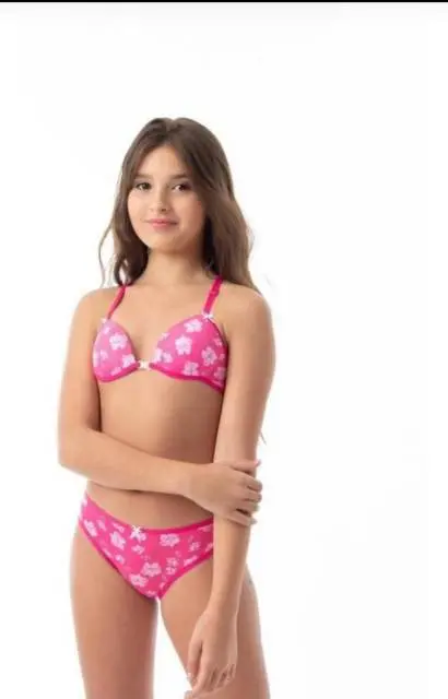 Conjunto Lingerie Jovem Sutiã SEM BOJO e Calcinha Forrada