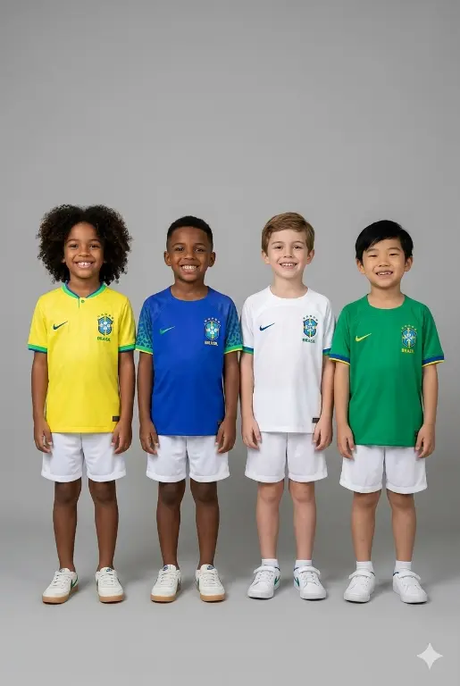 camisa infantil brasil 01